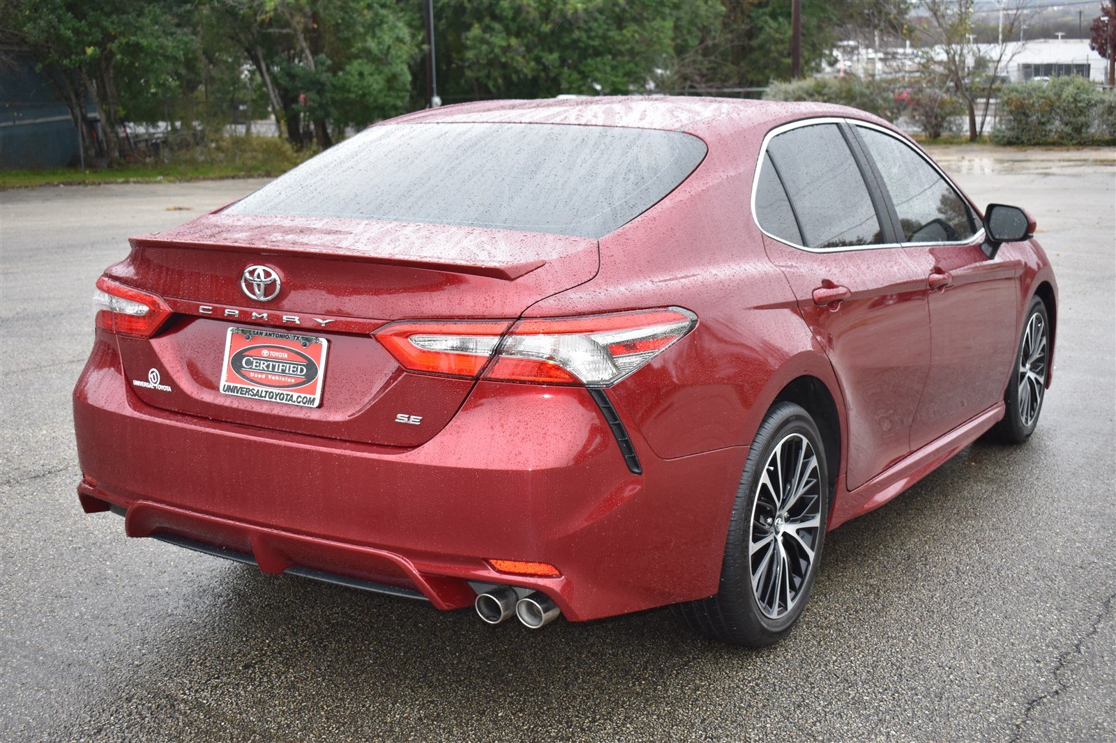 Pre-Owned 2018 Toyota Camry SE 4dr Car in San Antonio #42416 | Red ...