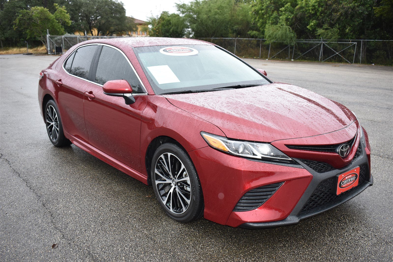 Pre-Owned 2018 Toyota Camry SE 4dr Car in San Antonio #42416 | Red ...